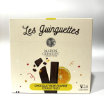 Les Guinguettes chocolat noir fourrées coulis yuzu