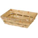 Corbeille Naya bambou naturel rectangle