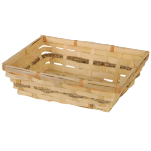 Corbeille Naya bambou naturel rectangle