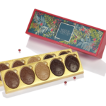 écrin 10 chocolats de Noël fourrés