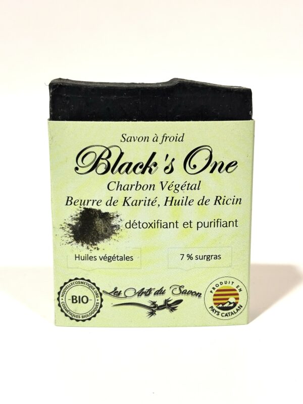 Savon Artisanal Bio " Black's One "