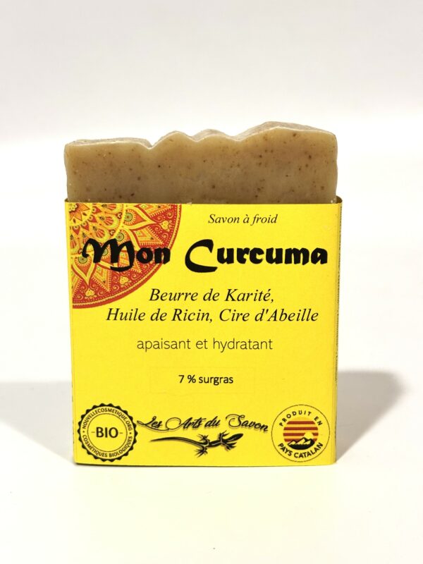 Savon Artisanal Bio " Mon Curcuma "