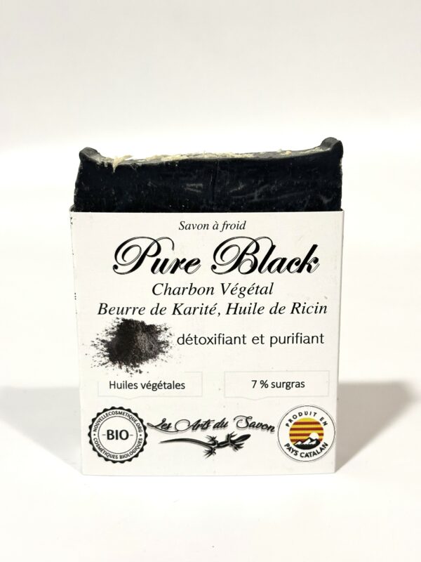 Savon Artisanal Bio " Pure Black "