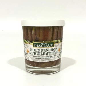 Filets d'anchois à l'huile d'olive