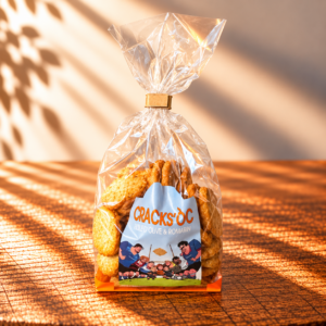 Biscuits crackers à l'huile d'olive et romarin