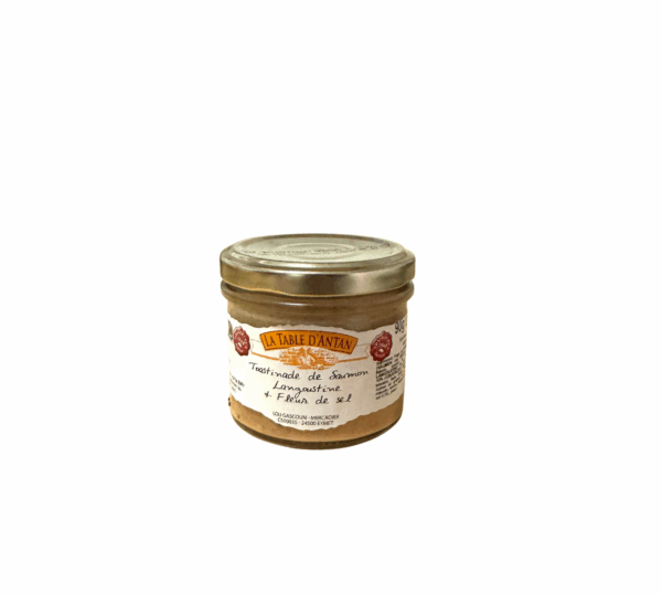 Toastinade de saumon langoustine & fleur de sel