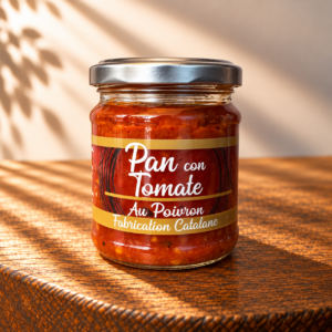 Pan con Tomate aux poivrons