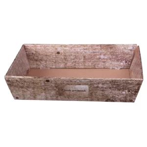 Corbeille l'escale gourmande rectangle